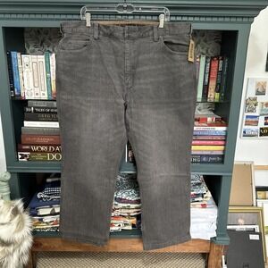 NWT Duluth Trading Men's Ballroom Flex Relaxed Fit Jeans 42x28 New w/ Tags Gray